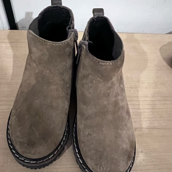 Zara toddler boy leather boots size 23 EU US 7 Toddler like new - Picture 5 of 5